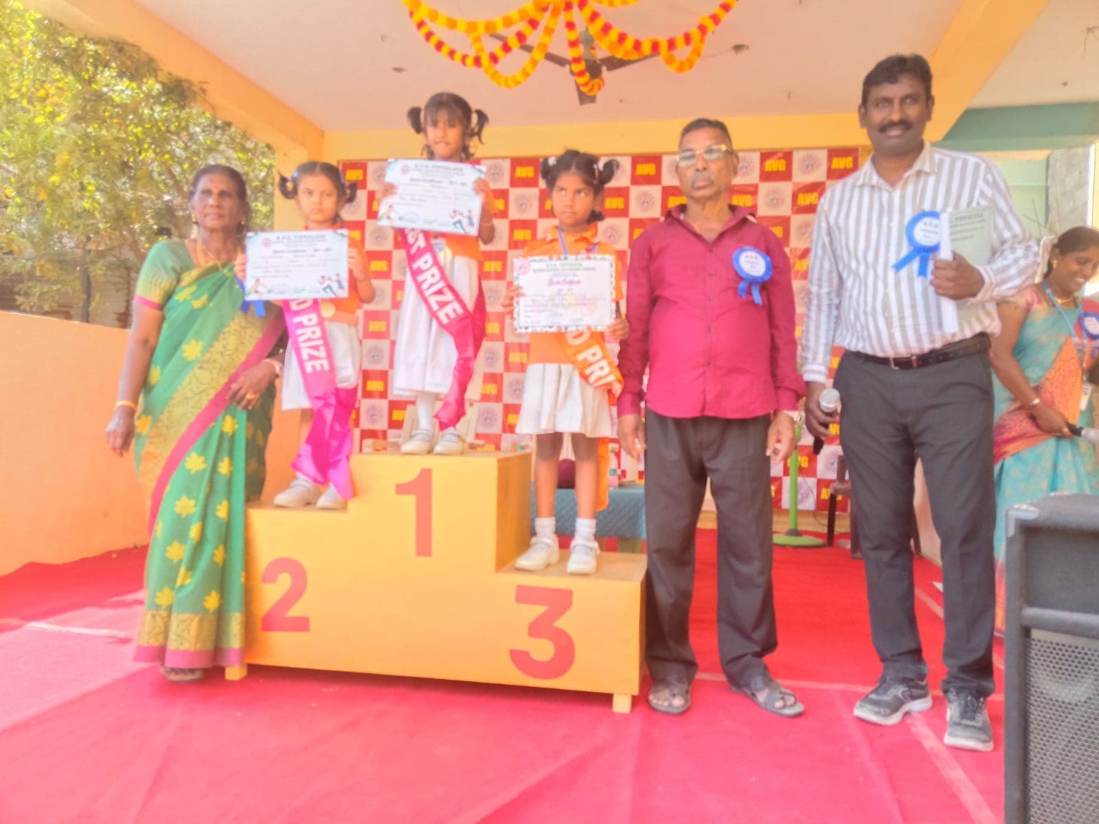 AVG students at the Annual Sports Day